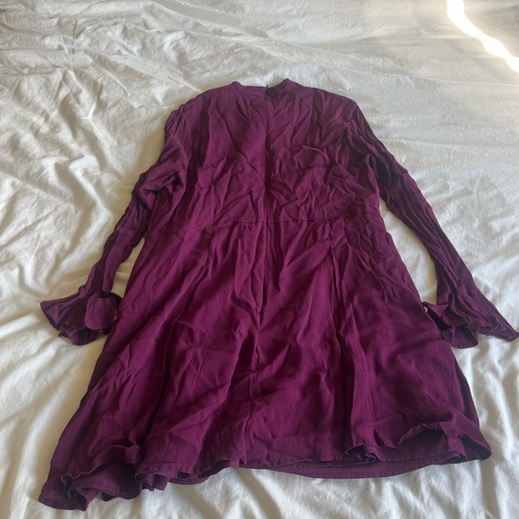 ASOS Long Sleeve Embroidered Mini Dress - Picture 5 of 5